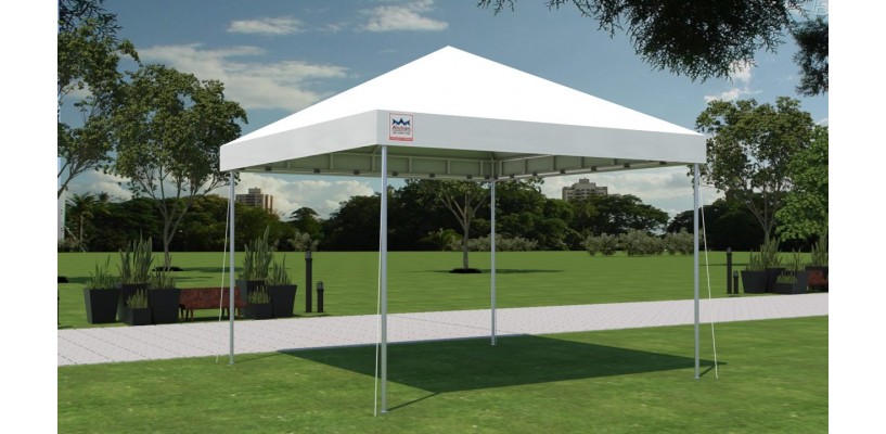 Benefícios da tenda piramidal para construção civil