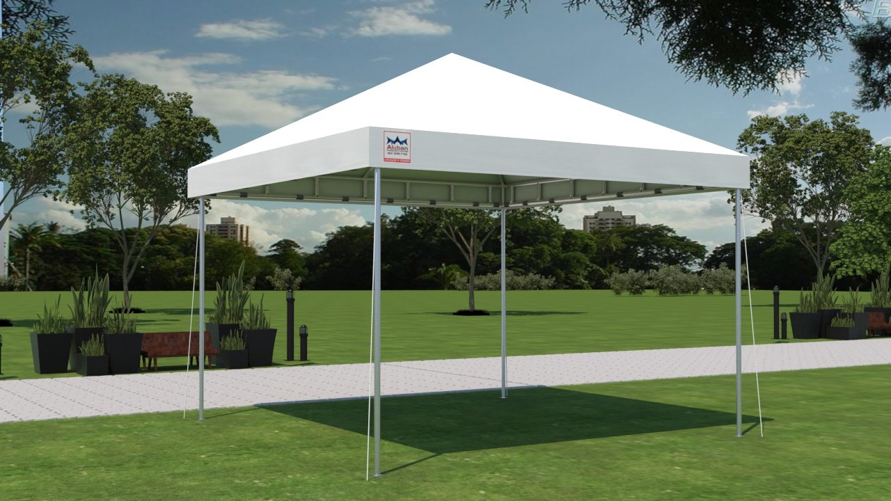 Benefícios da tenda piramidal para construção civil