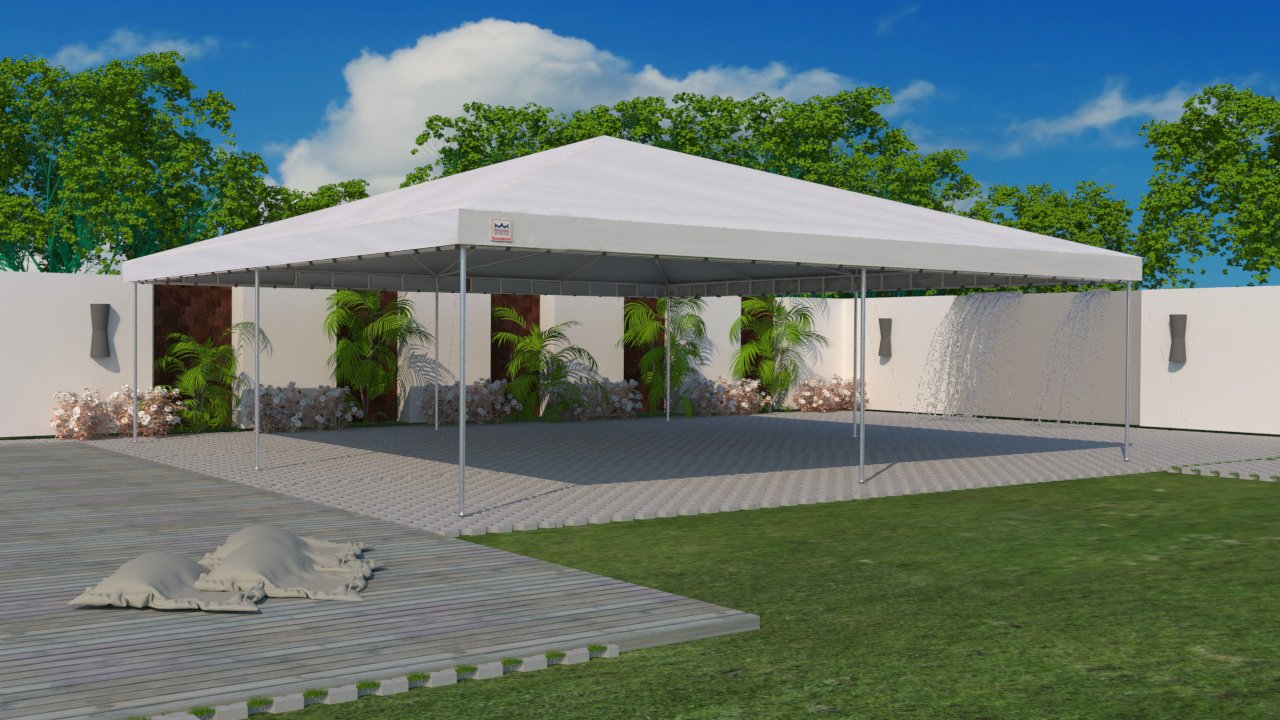 Tenda piramidal para festa de formatura: dicas para usar